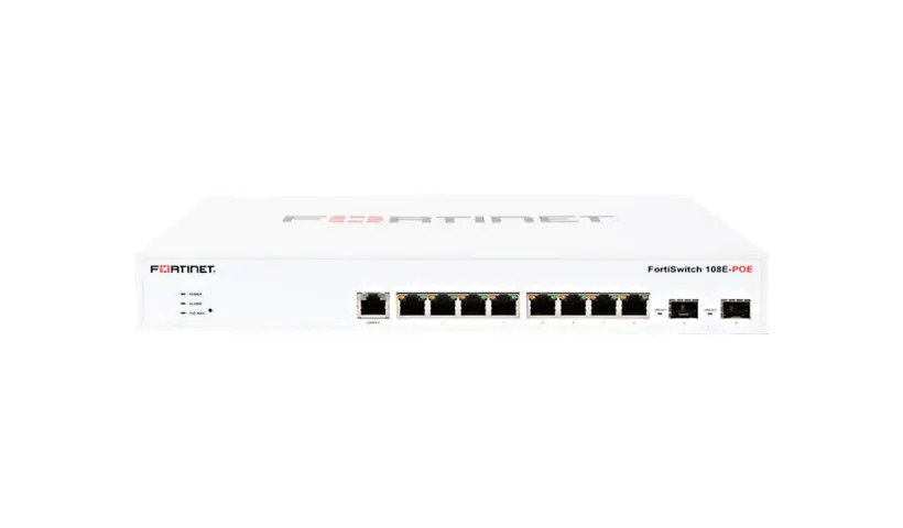 Fortinet FortiSwitch 108E-POE – switch – 8 ports – managed – rack-mountable