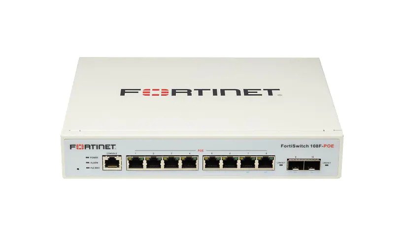 Fortinet FortiSwitch 108F-POE – switch – 8 ports – managed – rack-mountable