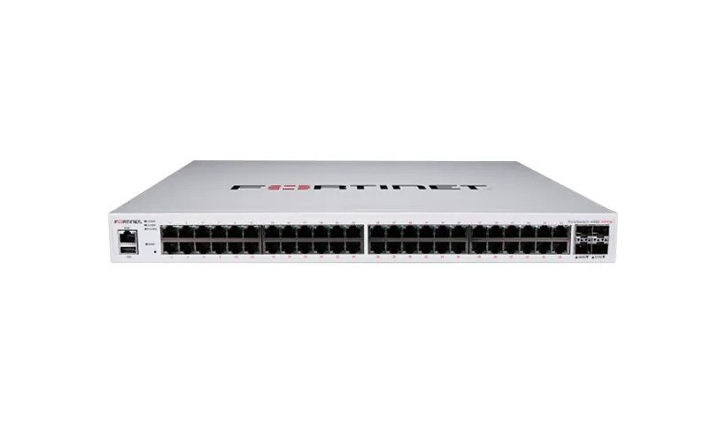 Fortinet FortiSwitch 448E – switch – 48 ports – managed – rack-mountable