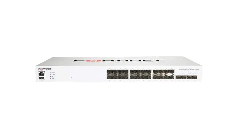 Fortinet FortiSwitch 424e – switch – 24 ports – managed – rack-mountable