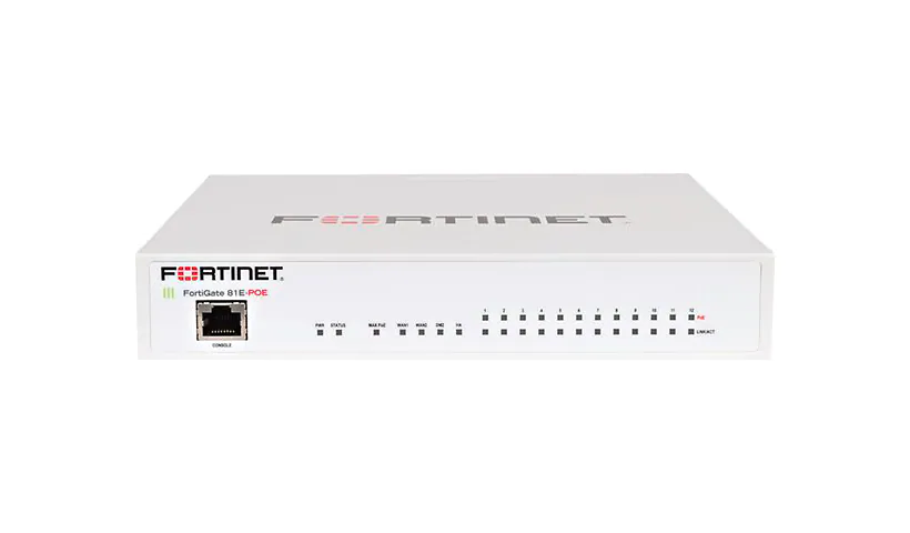 Fortinet FortiGate 81E – UTM Bundle – security appliance – with 1 year Fort
