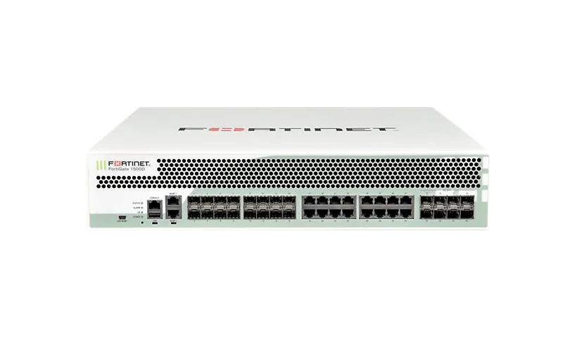 Fortinet FortiGate 1500D – security appliance – with 1 year FortiCare 24X7
