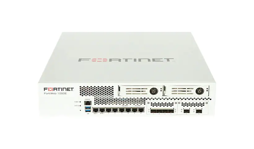 Fortinet FortiWeb 1000E – security appliance – with 1 year 24×7 FortiCare a