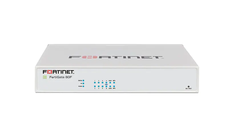 Fortinet FortiGate 80F – security appliance – with 1 year ASE FortiCare and