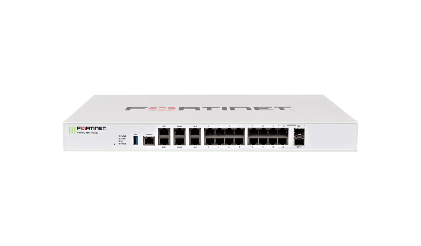 Fortinet FortiGate 100E – security appliance – with 1 year ASE FortiCare an