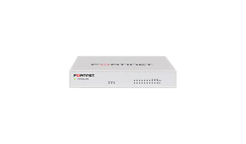 Fortinet FortiGate 60E – UTM Bundle – security appliance – with 1 year Fort