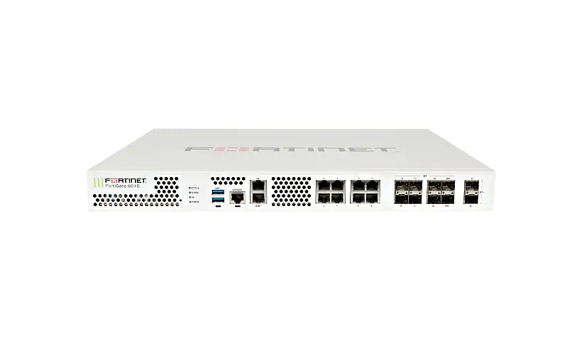 Fortinet FortiGate 601E – security appliance – with 5 years ASE FortiCare a