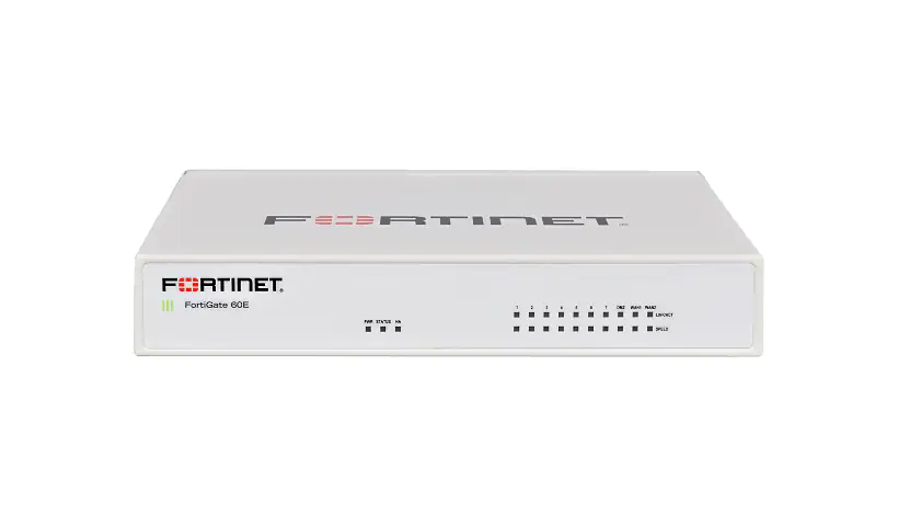 Fortinet FortiGate 60E-POE – security appliance – with 1 year ASE FortiCare